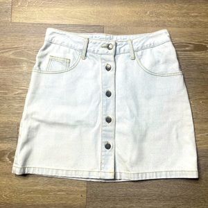 PARIS BLUES denim skirt button down size 9